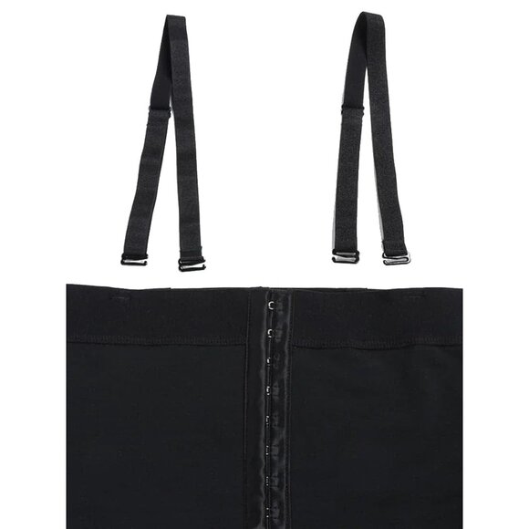 Women's Tummy Control Faja Lace Trim Butt Lifter Postoperative Full Body Shaper - Picture 6 of 9